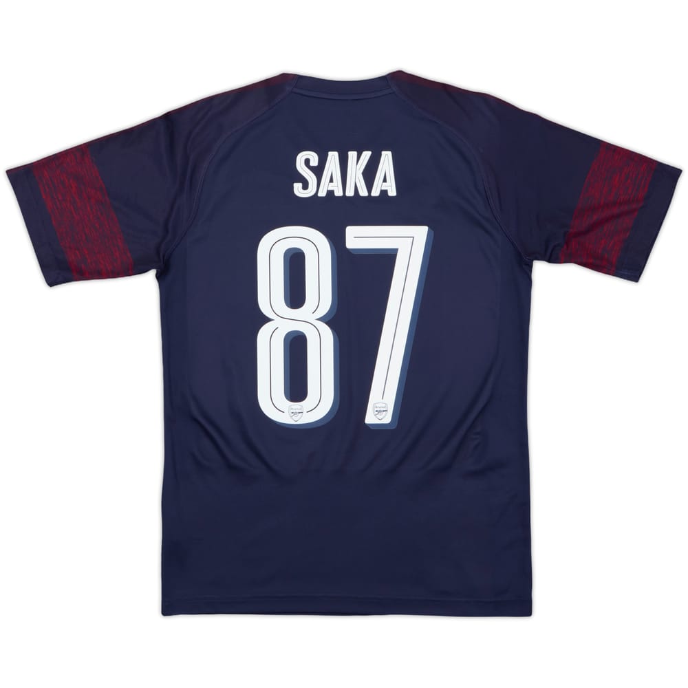 2018-19 Arsenal Away Shirt Saka #87 - 8/10 - (S)