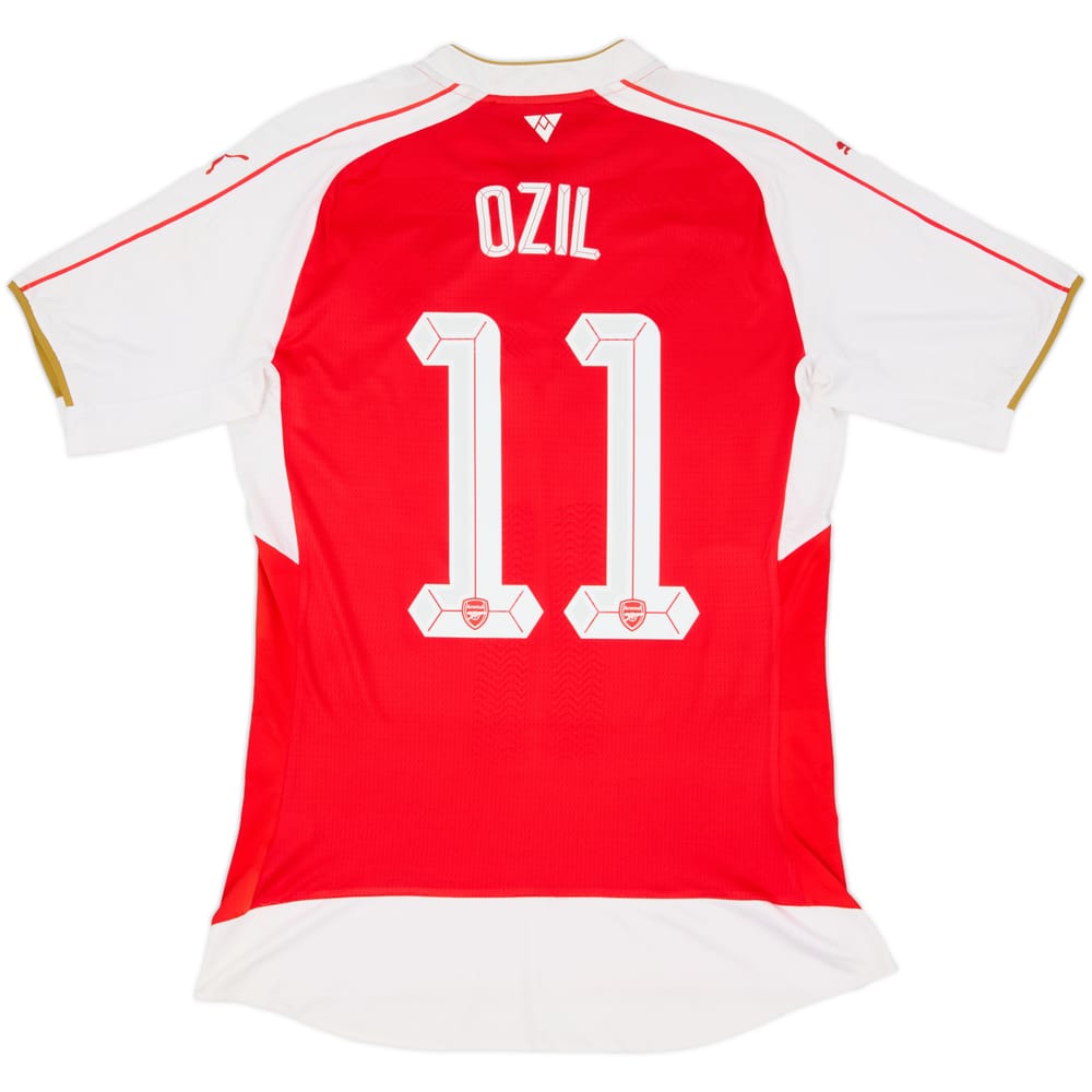 2015-16 Arsenal Player Issue (ACTV Fit) Home Shirt Ozil #11 - 7/10 - (XL)