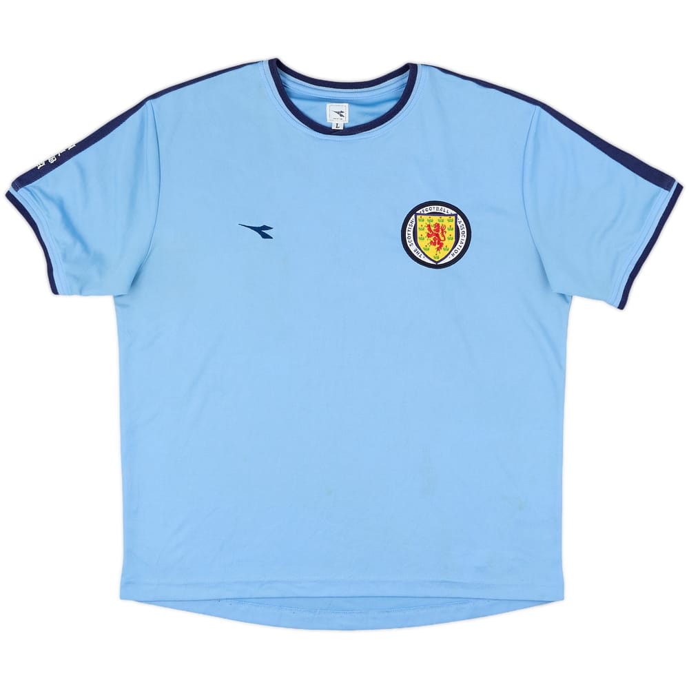 2003-04 Scotland Diadora Training Shirt - 4/10 - (L)
