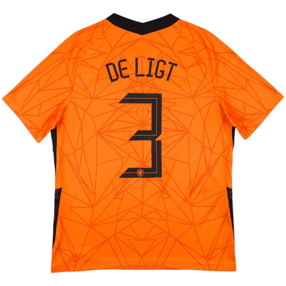 2020-21 Netherlands Home Shirt De Ligt #3 - 8/10 - (L)