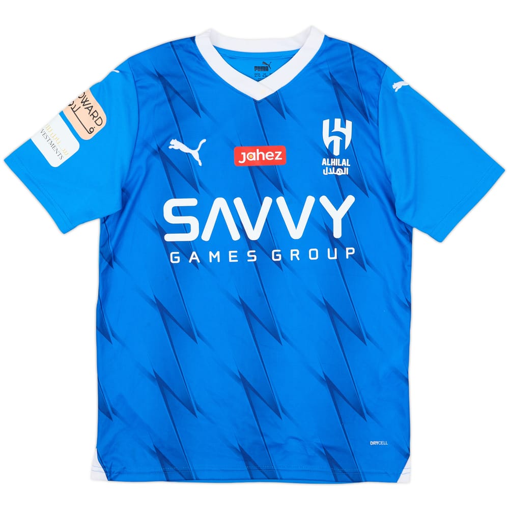 2023-24 Al-Hilal Home Shirt - 7/10 - (XL.Boys)