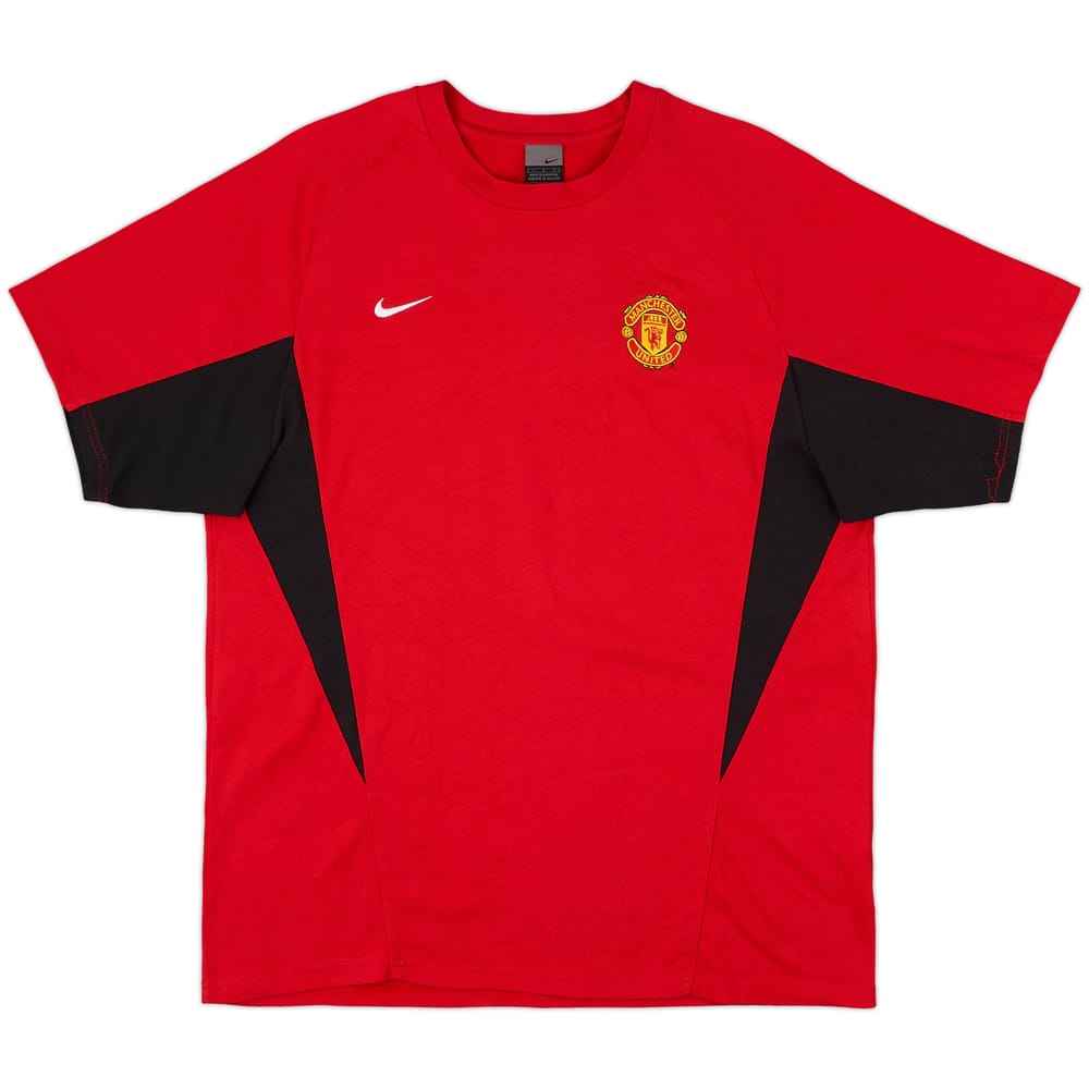 2003-04 Manchester United Nike Training Shirt - 8/10 - (L)