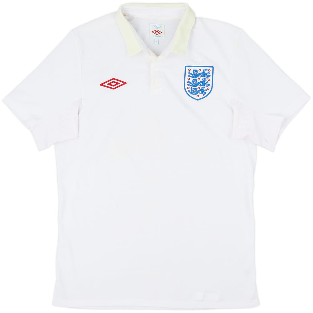2009-10 England Home Shirt - 5/10 - (S)