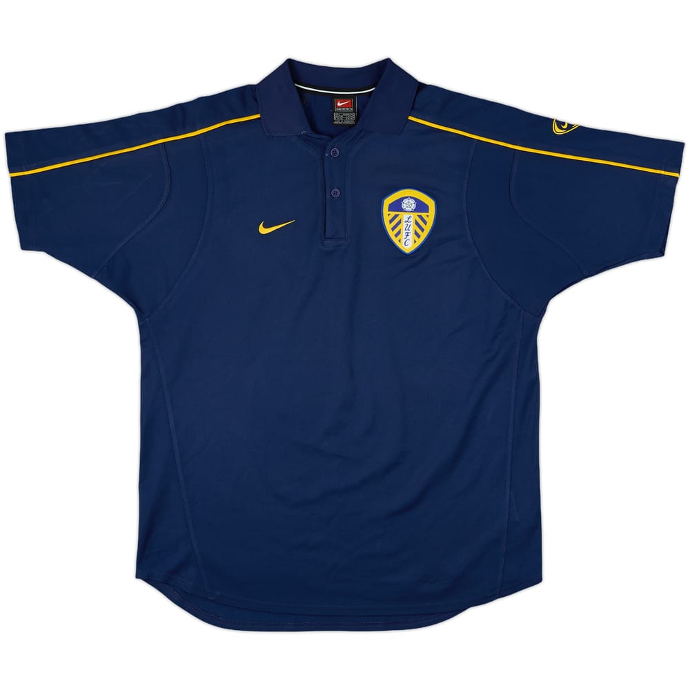 2001-02 Leeds United Nike Polo Shirt - 9/10 - (L)