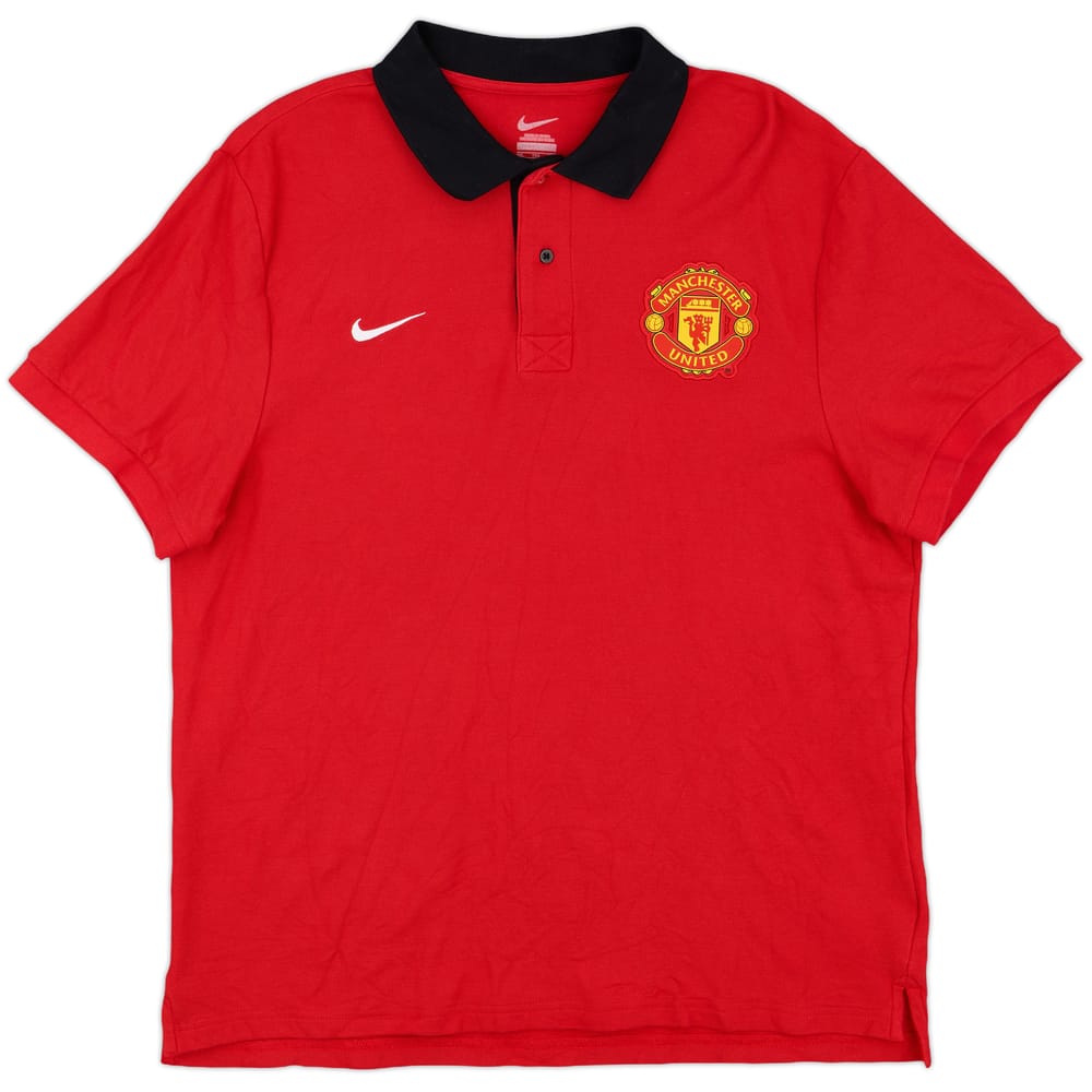 2012-13 Manchester United Nike Polo Shirt - 8/10 - (XXL)