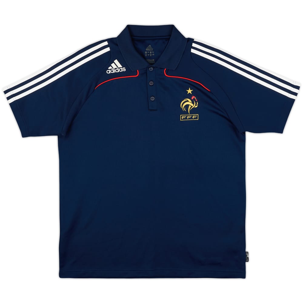 2008-09 France adidas Polo Shirt - 9/10 - (L/XL)