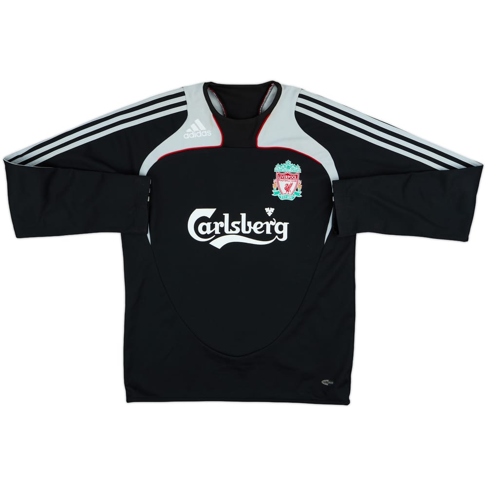 2008-09 Liverpool adidas Sweat Top - 7/10 - (S)