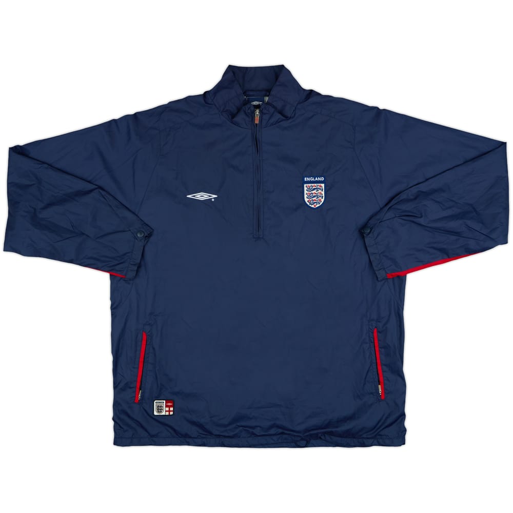 2004-05 England Umbro 1/4 Zip Drill Top - 7/10 - (M)