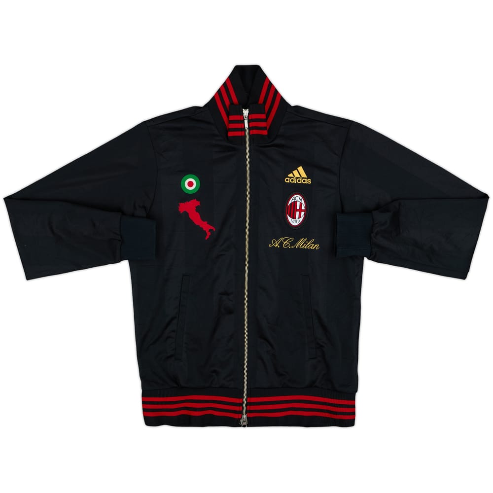 2007-08 AC Milan adidas Track Jacket - 8/10 - (M)