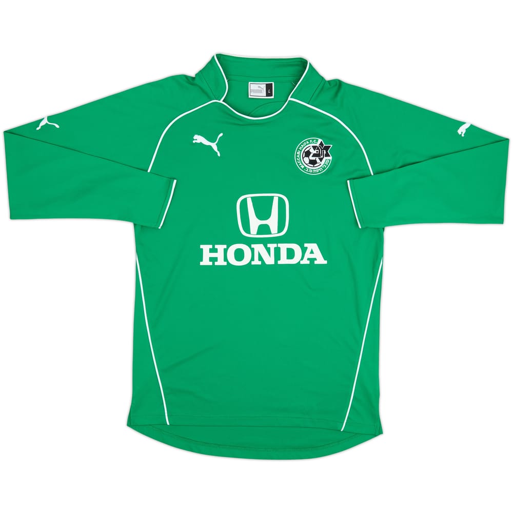 2004-05 Maccabi Haifa Home L/S Shirt - 10/10 - (L)