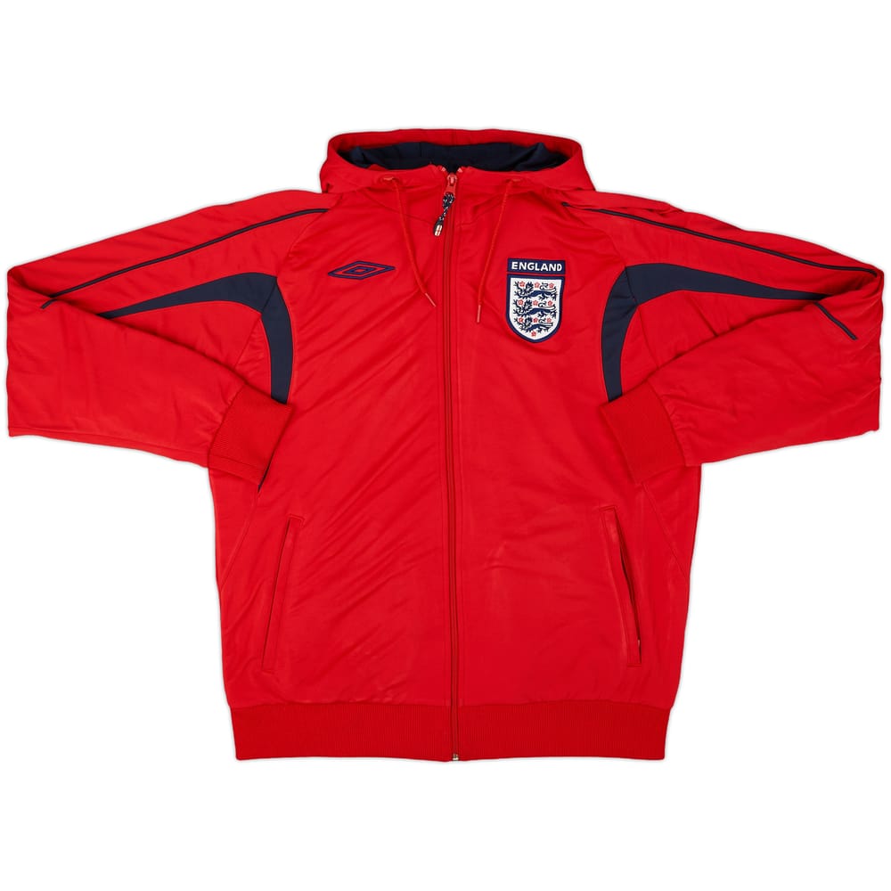 2006-07 England Umbro Hooded Track Jacket - 7/10 - (L)