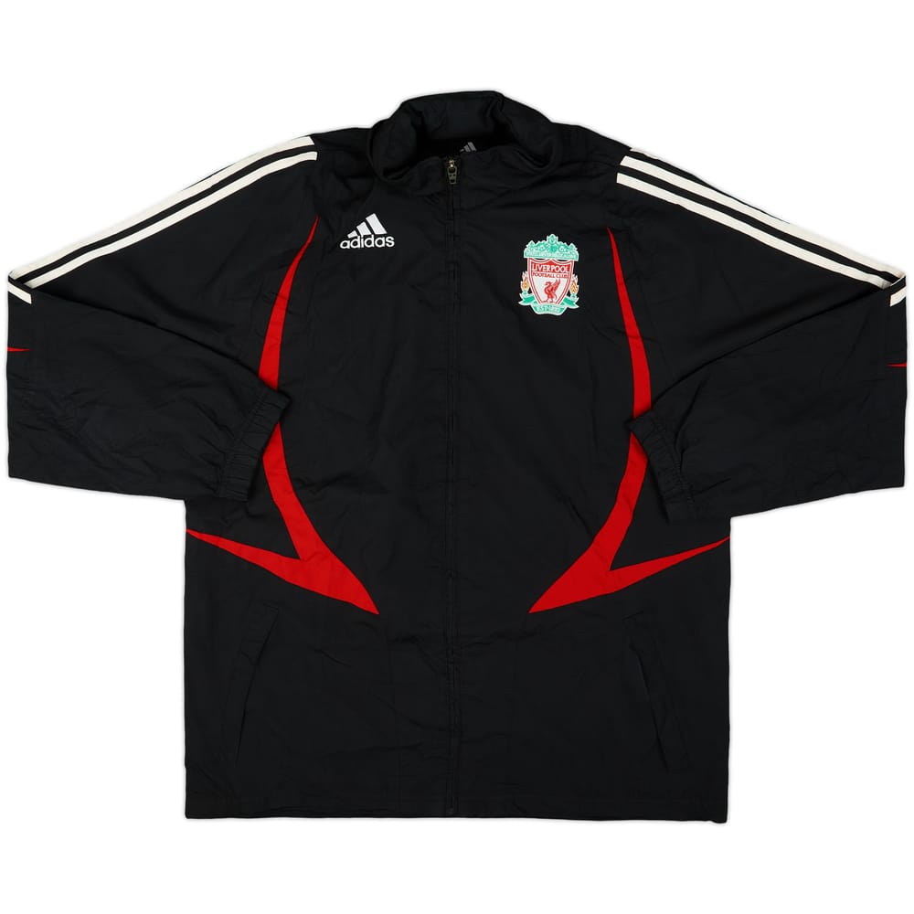 2007-08 Liverpool adidas Hooded Rain Jacket - 8/10 - (M)