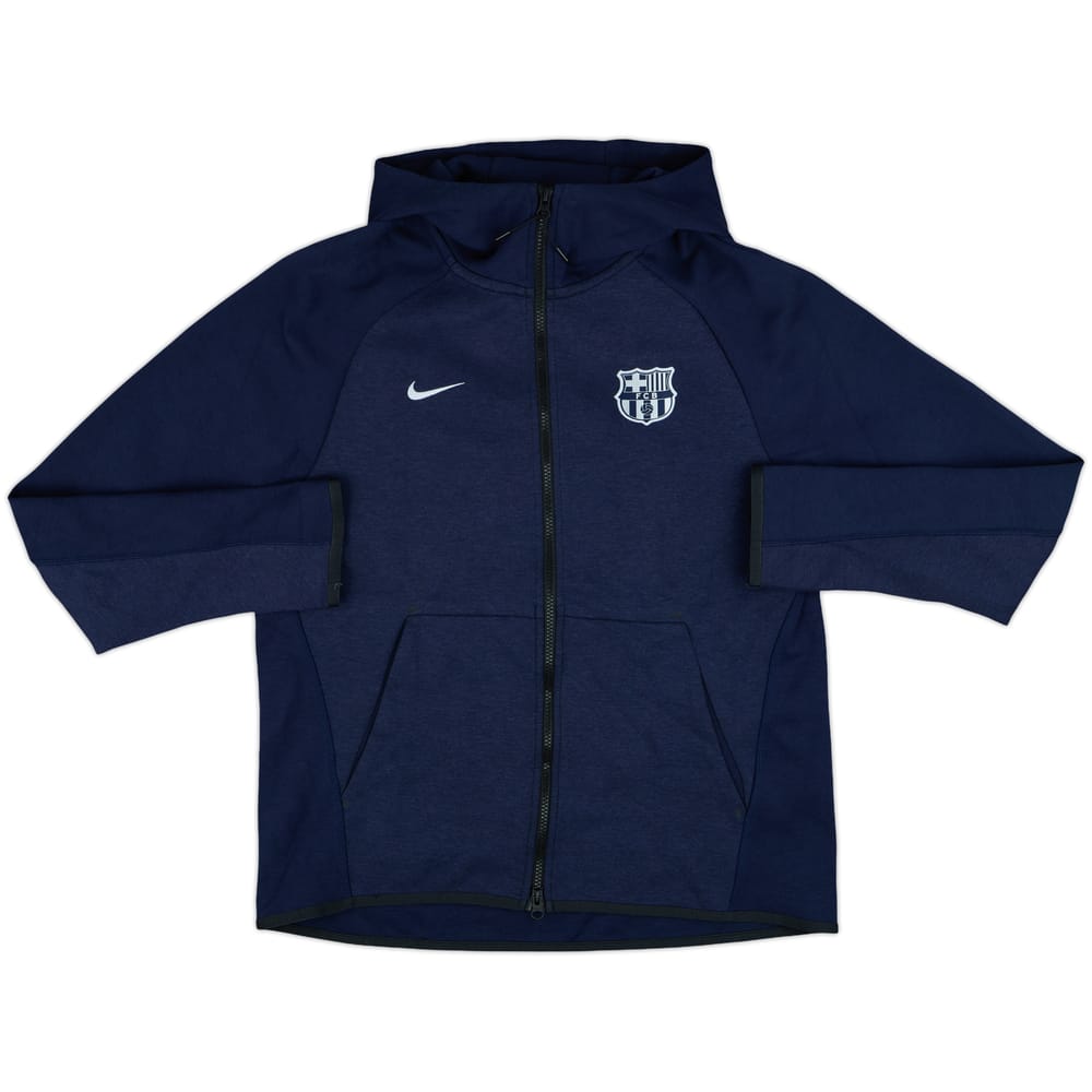 2018-19 Barcelona Nike Hooded Track Jacket - 9/10 - (M)
