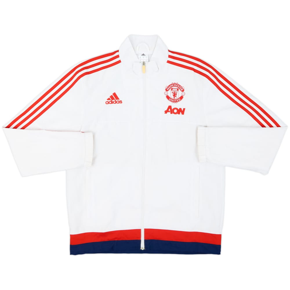 2015-16 Manchester United adidas Track Jacket - 8/10 - (M)