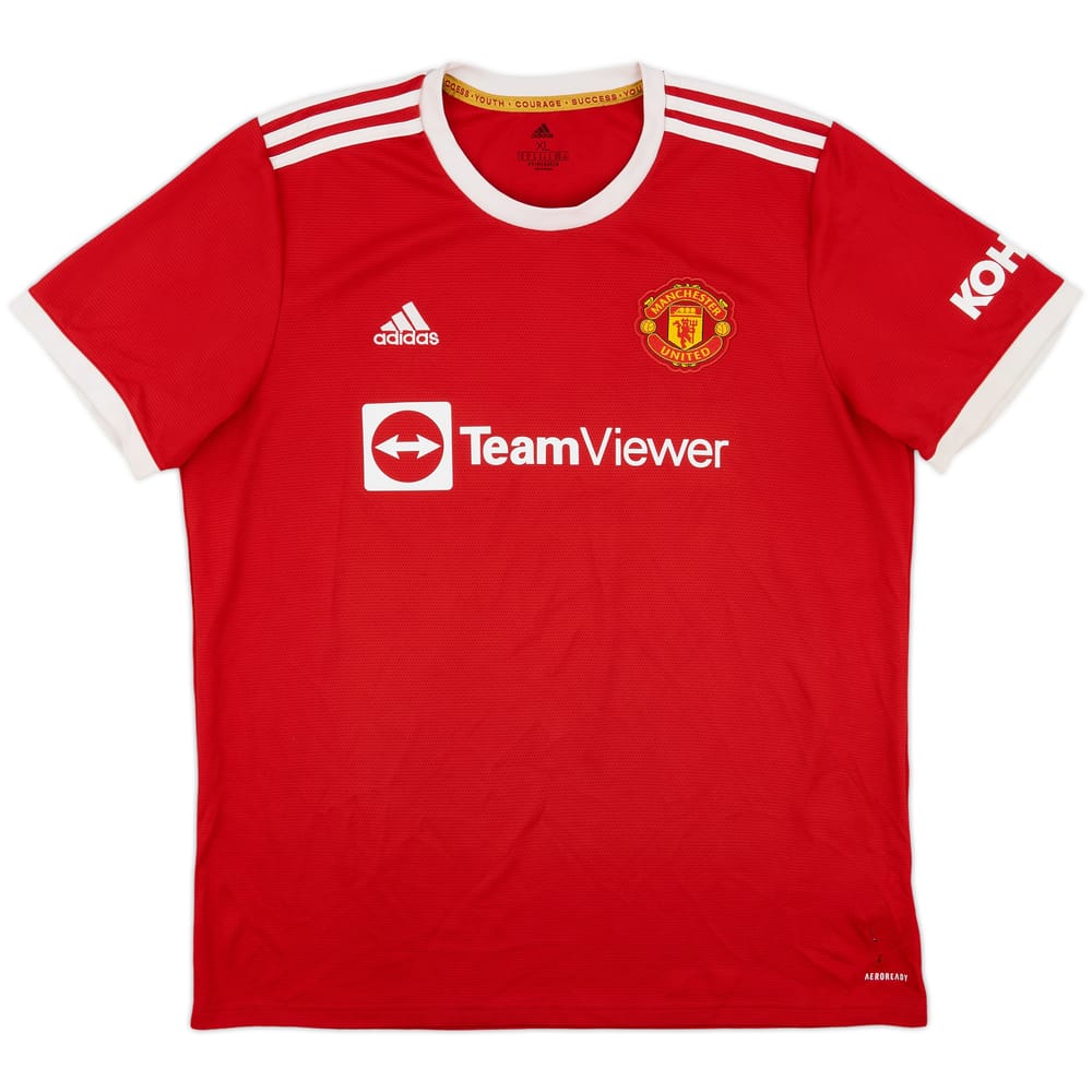 2021-22 Manchester United Home Shirt - 5/10 - (XL)