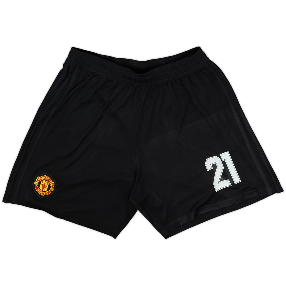 2018-19 Manchester United Alternate Home Shorts #21 - 7/10 - (L)