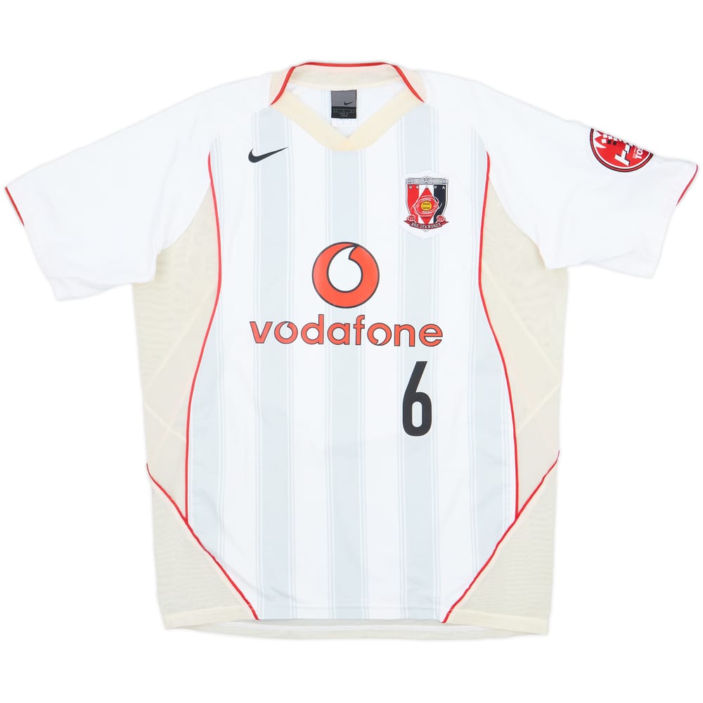 2004 Urawa Red Diamonds Away Shirt #6 - 8/10 - (L)