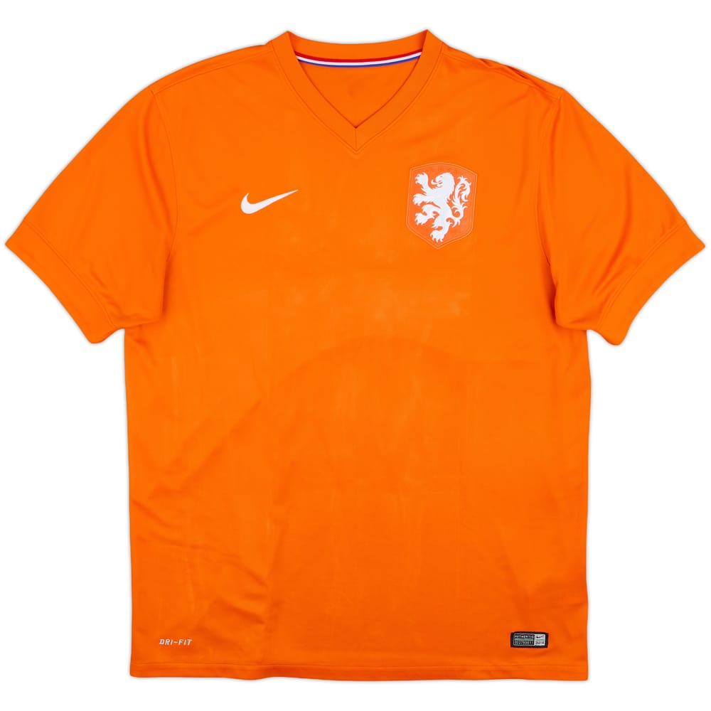 2014-15 Netherlands Home Shirt - 7/10 - (XL)