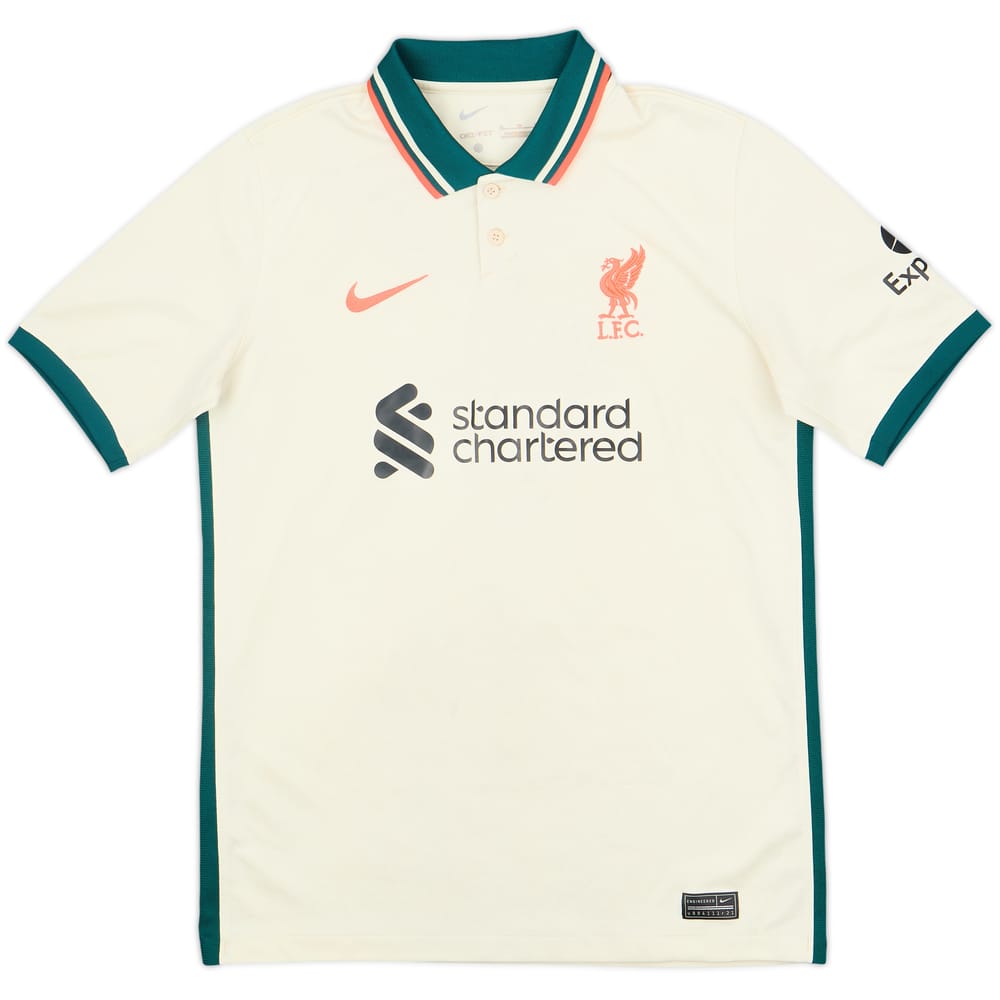 2021-22 Liverpool Away Shirt - 5/10 - (XL.Boys)