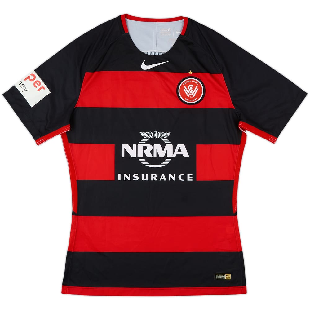 2017-18 Western Sydney Wanderers Player Issue Home Shirt - 6/10 - (M)