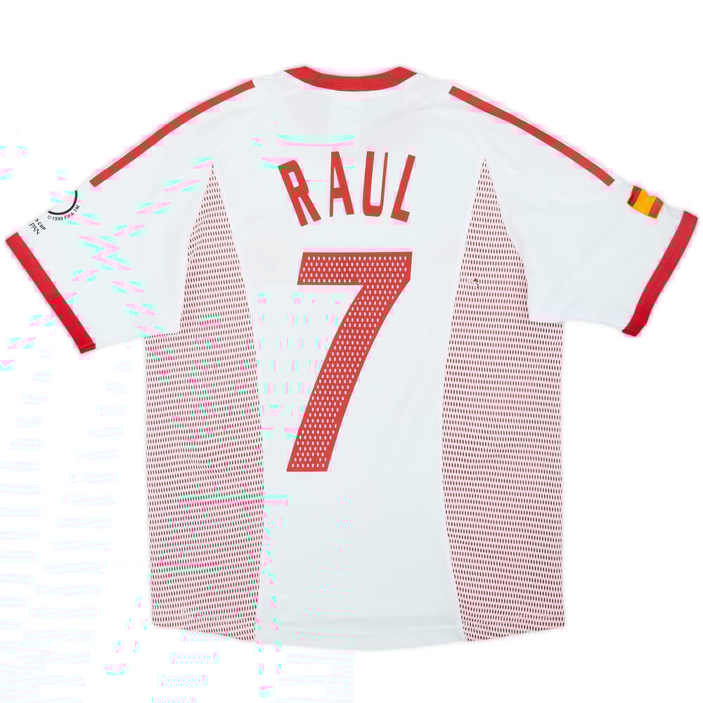 2002-04 Spain Away Shirt Raul #7 - 6/10 - (XL.Boys)