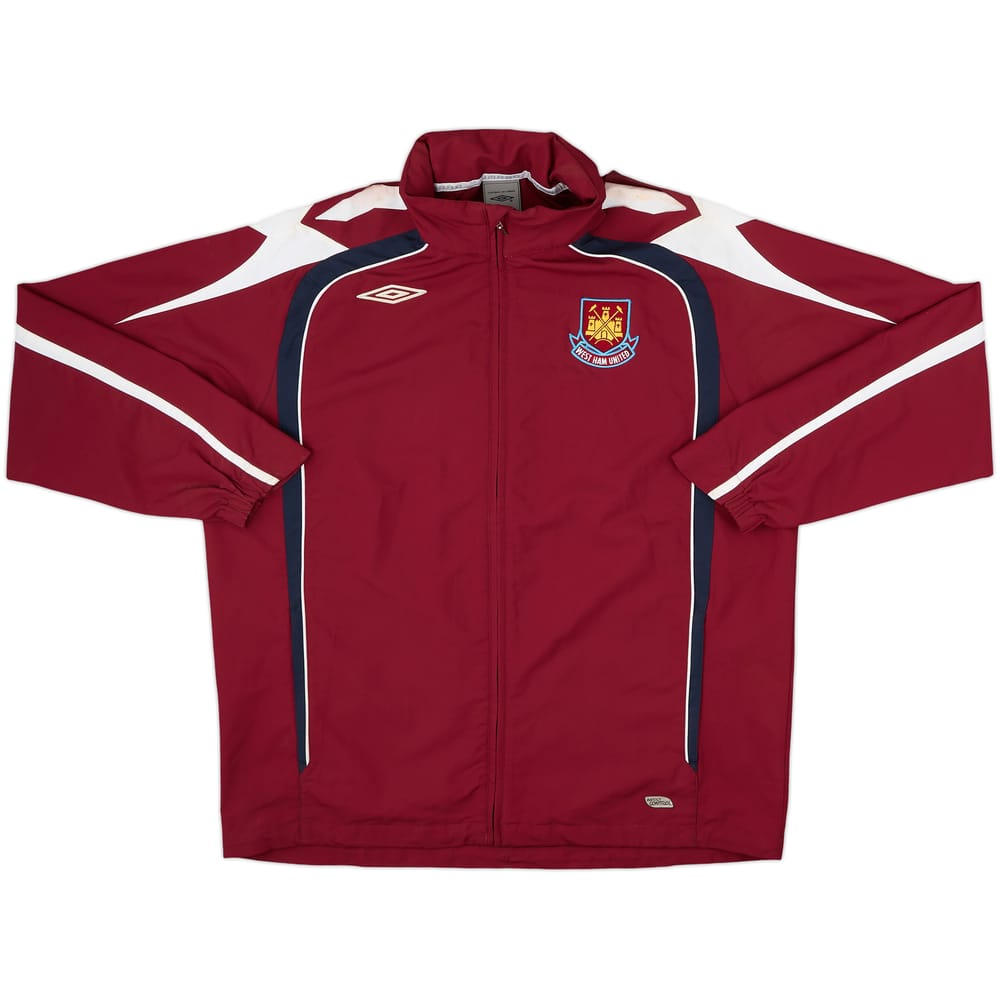 2007-08 West Ham Umbro Hooded Rain Jacket - 6/10 - (XL)