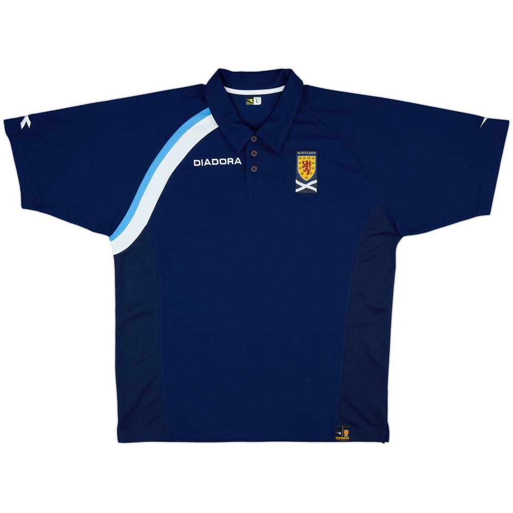 2003-04 Scotland Diadora Polo Shirt - 10/10 - (L)