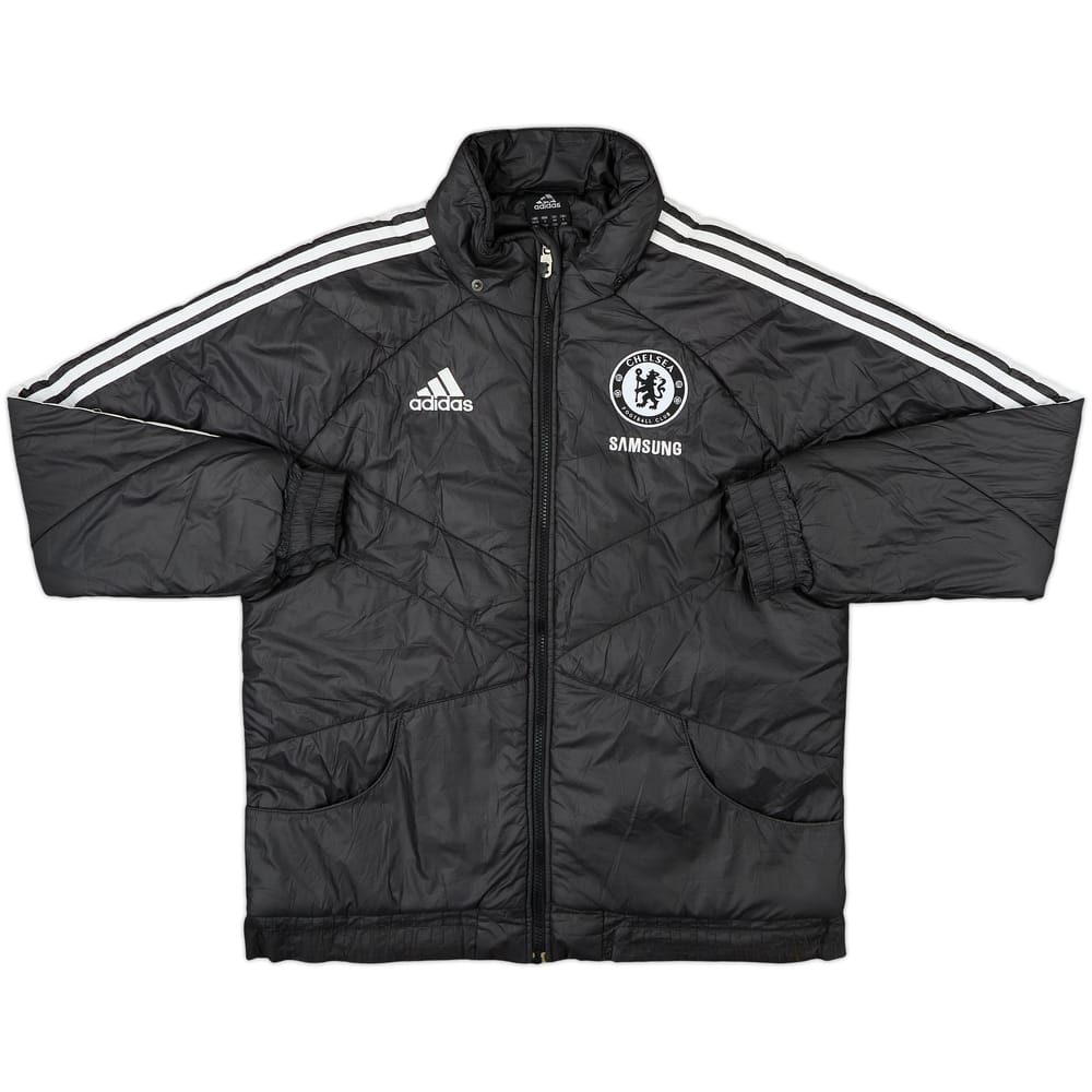 2011-12 Chelsea adidas Padded Bench Coat - 8/10 - (S)