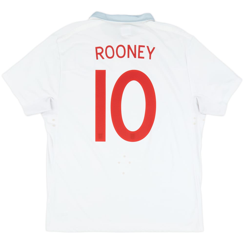 2009-10 England Home Shirt Rooney #10 - 5/10 - (XXL)