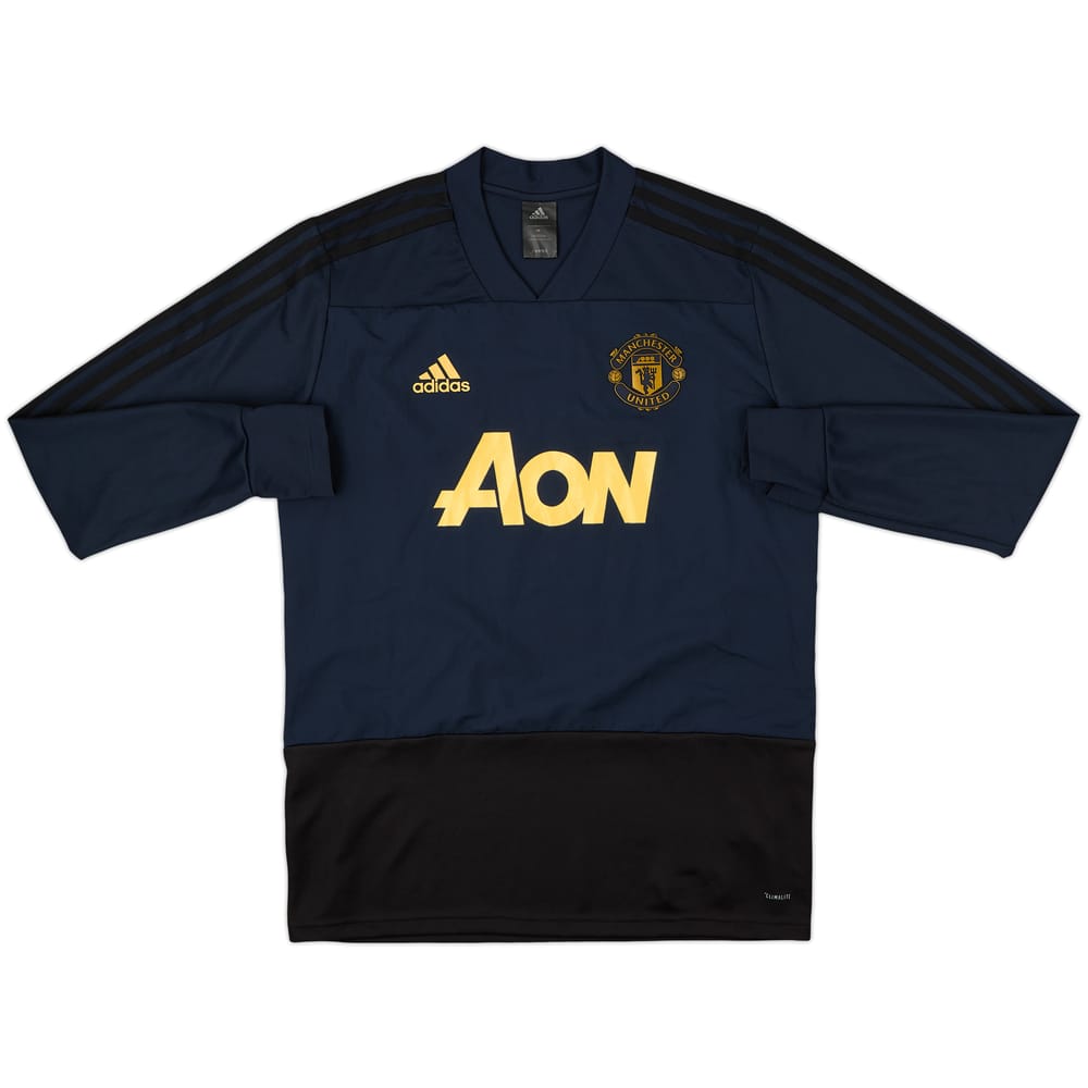 2018-19 Manchester United adidas Sweat Top - 10/10 - (M)