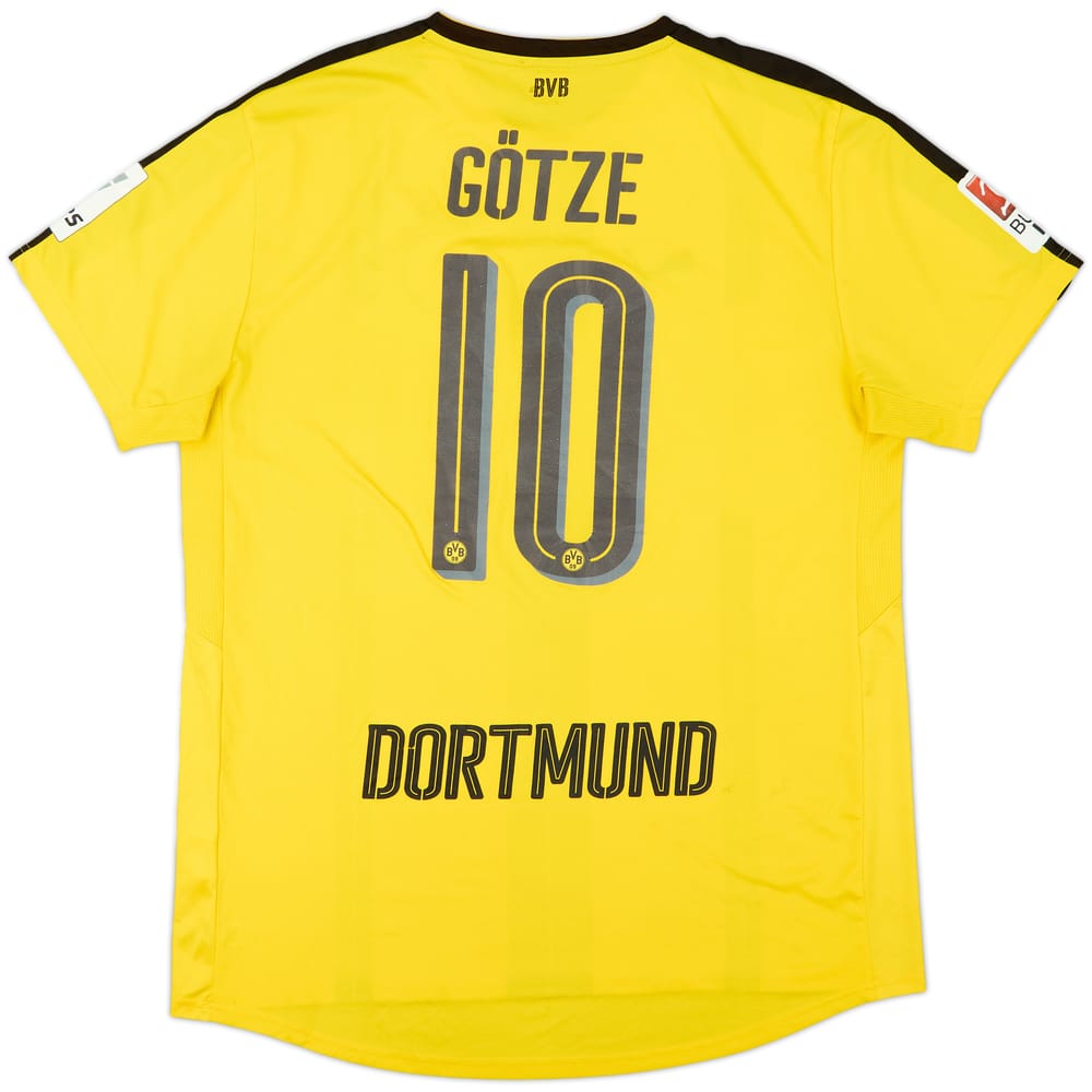 2016-17 Borussia Dortmund Home Shirt Gotze #10 - 6/10 - (XL)
