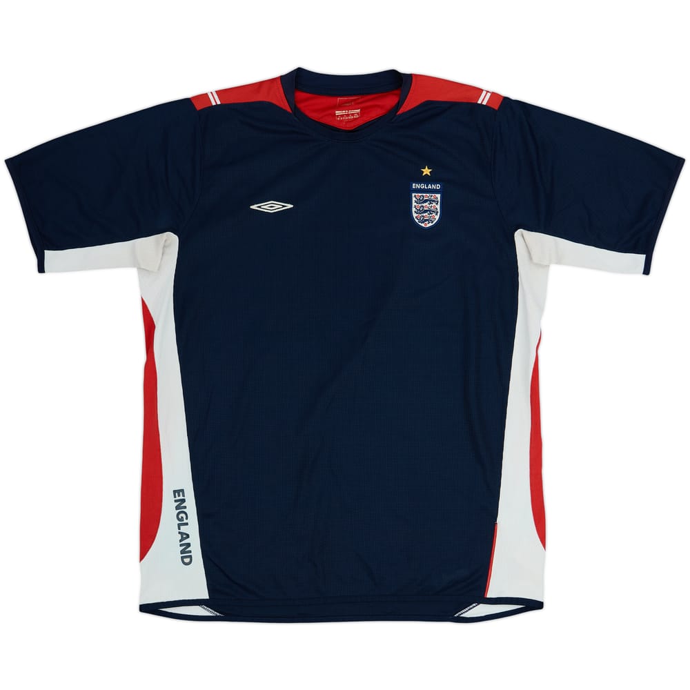 2004-06 Inglaterra Umbro Camiseta de Entrenamiento - 7/10 - (XL)