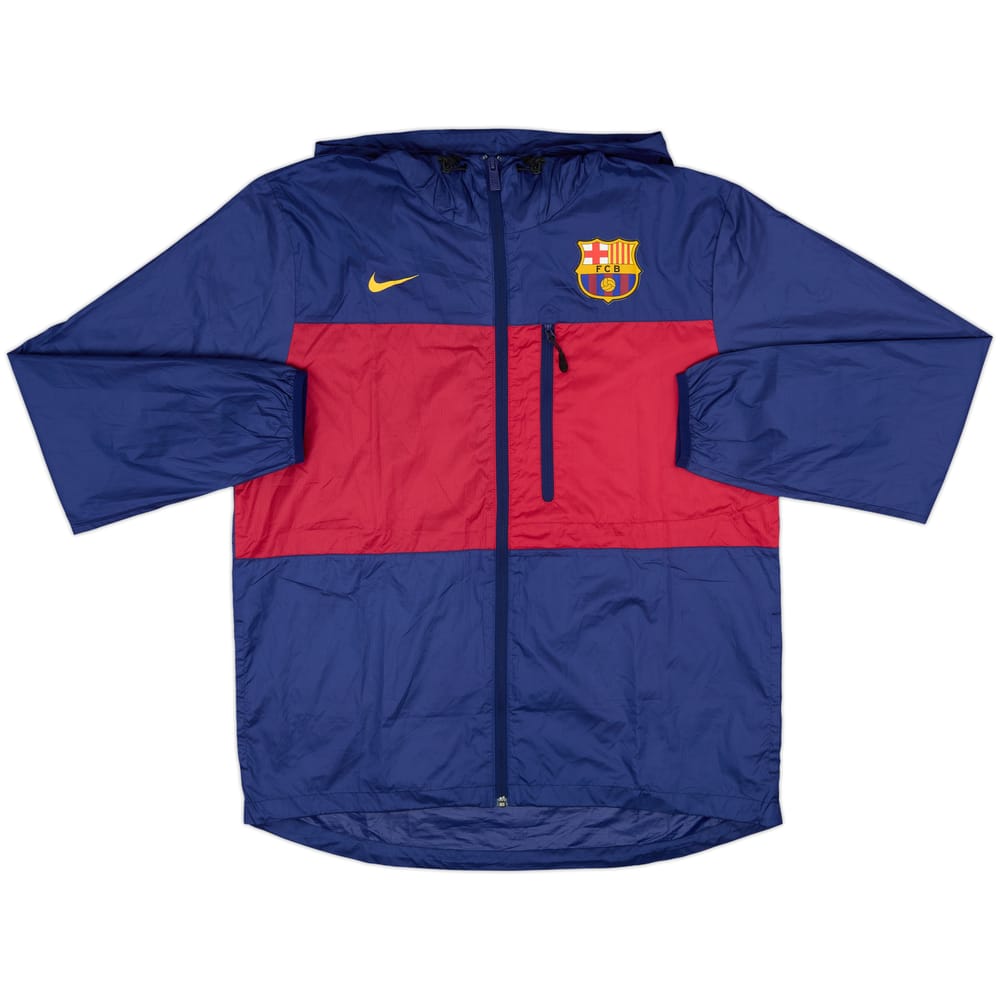 2014-15 Barcelona Nike Hooded Track Jacket - 10/10 - (L)