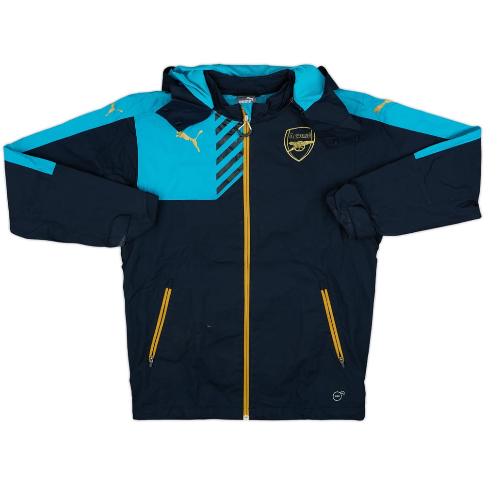 2015-16 Arsenal Puma Hooded Rain Jacket - 5/10 - (XS)
