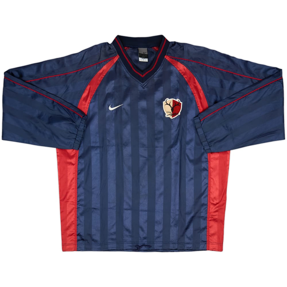 2002-03 Kashima Antlers Nike Drill Top - 6/10 - (L)