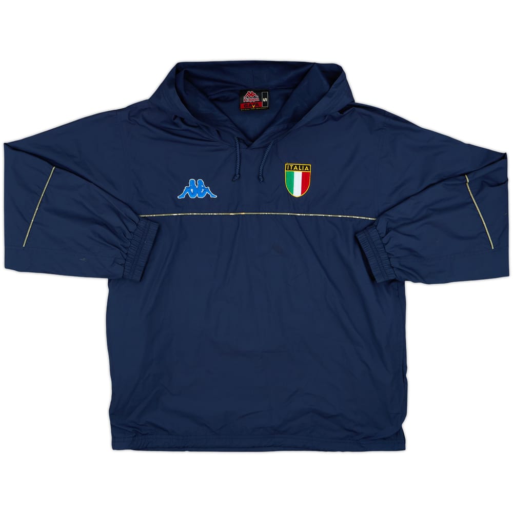 1999-00 Italy Kappa Hooded Windbreaker - 8/10 - (S)