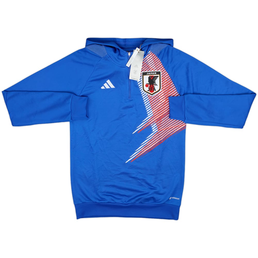 2022-23 Japan adidas Hooded 1/4 Zip Drill Top (XS)