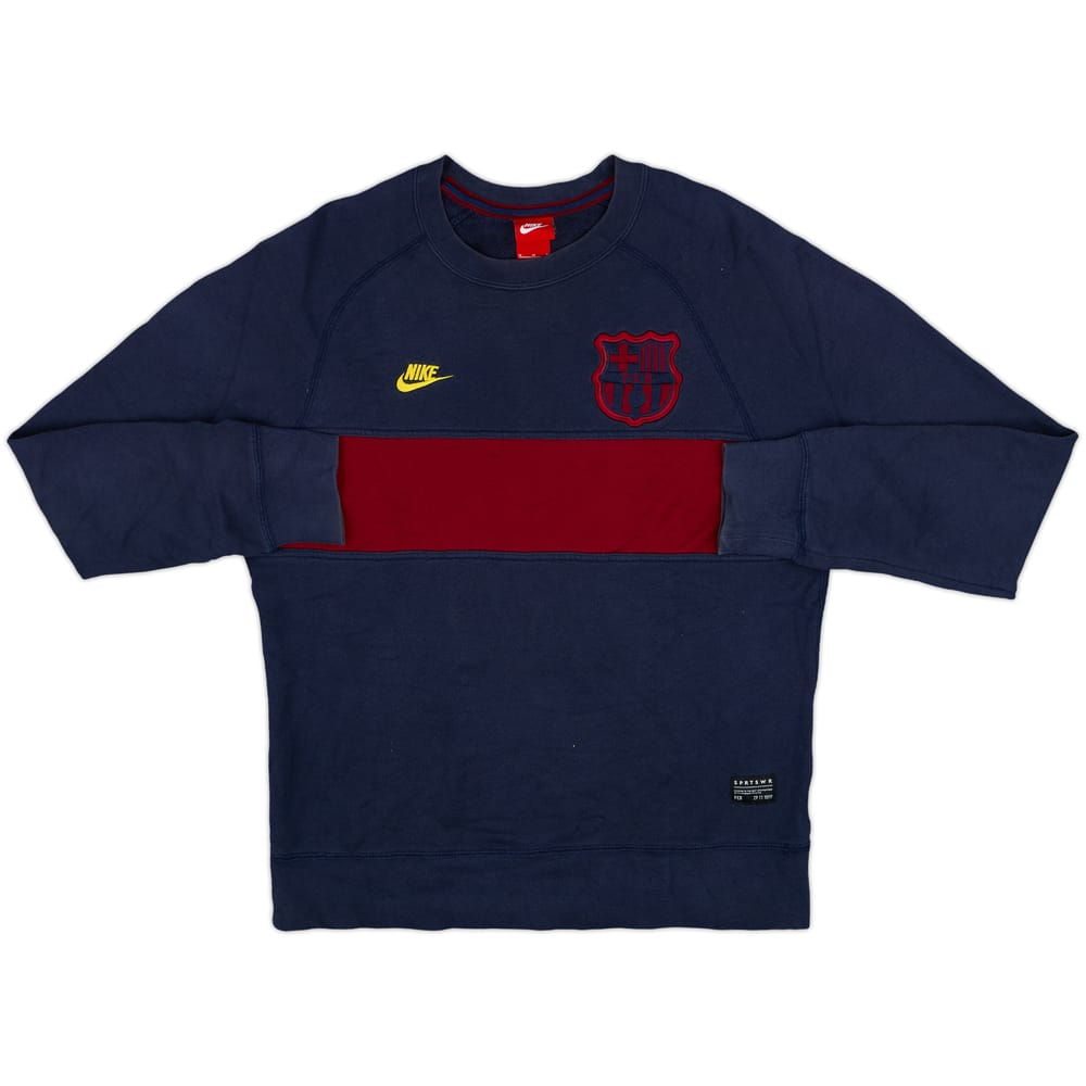2014-15 Barcelona Nike Sweat Top - 7/10 - (M)