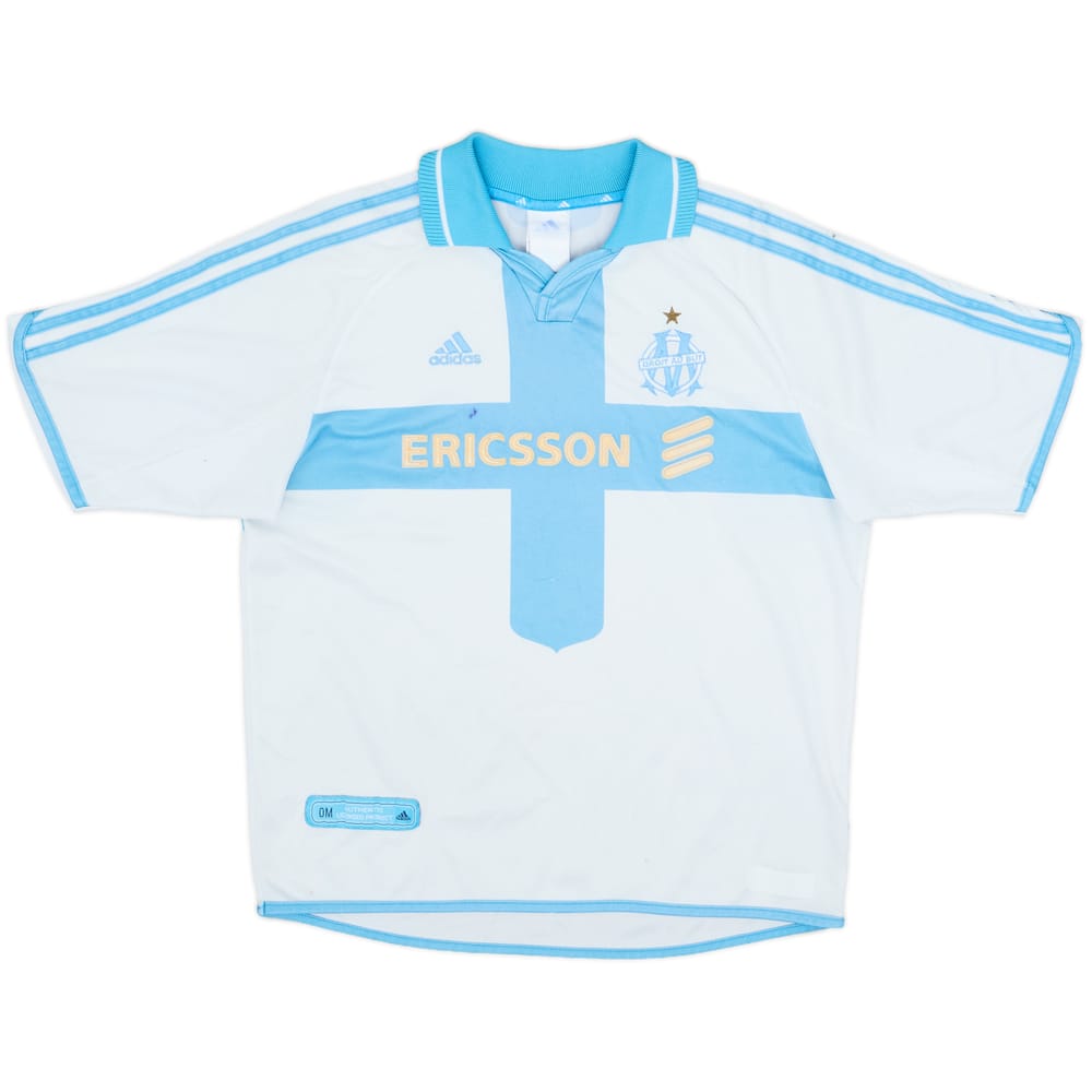 2000-01 Olympique Marseille Home Shirt - 4/10 - (Y)