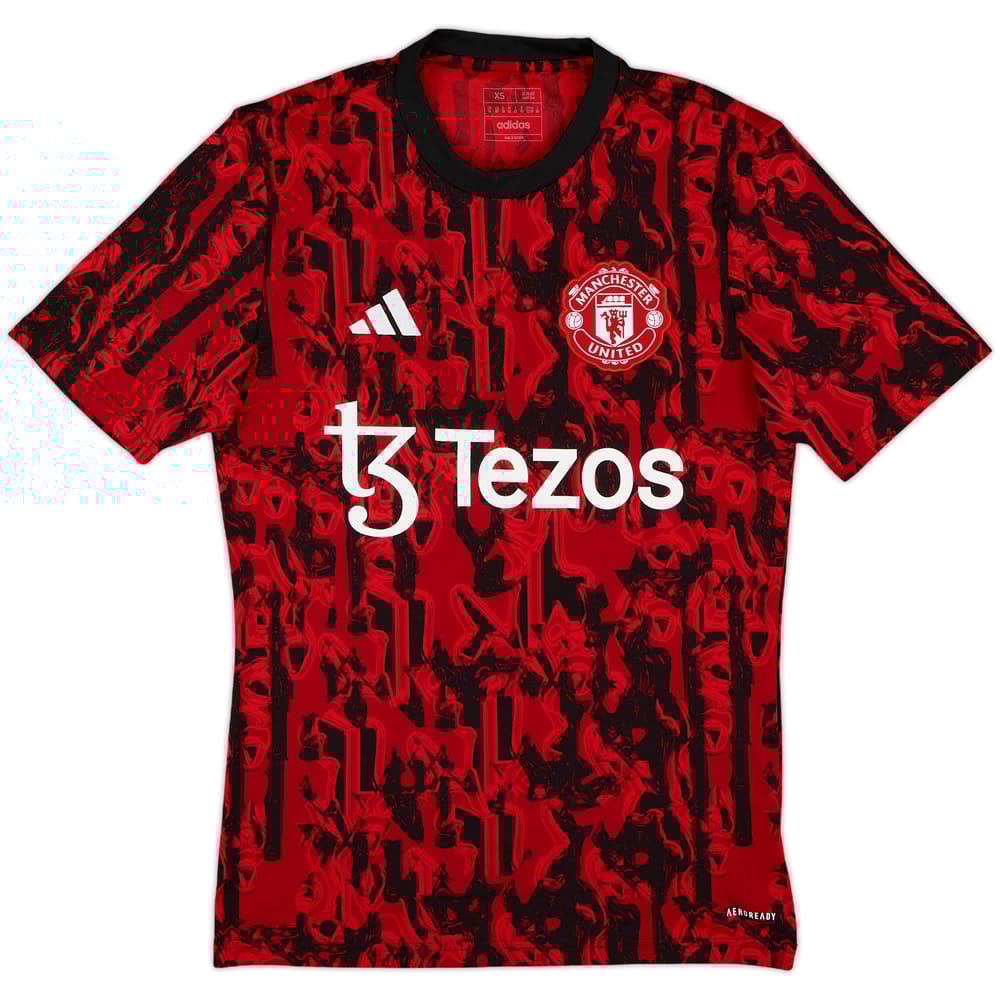 2023-24 Manchester United adidas Training Shirt - 10/10 - (XS)