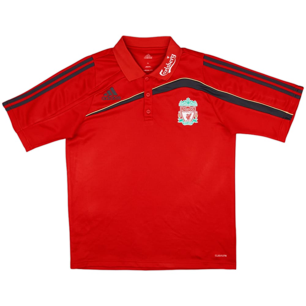 2009-10 Liverpool adidas Polo Shirt - 8/10 - (XL)
