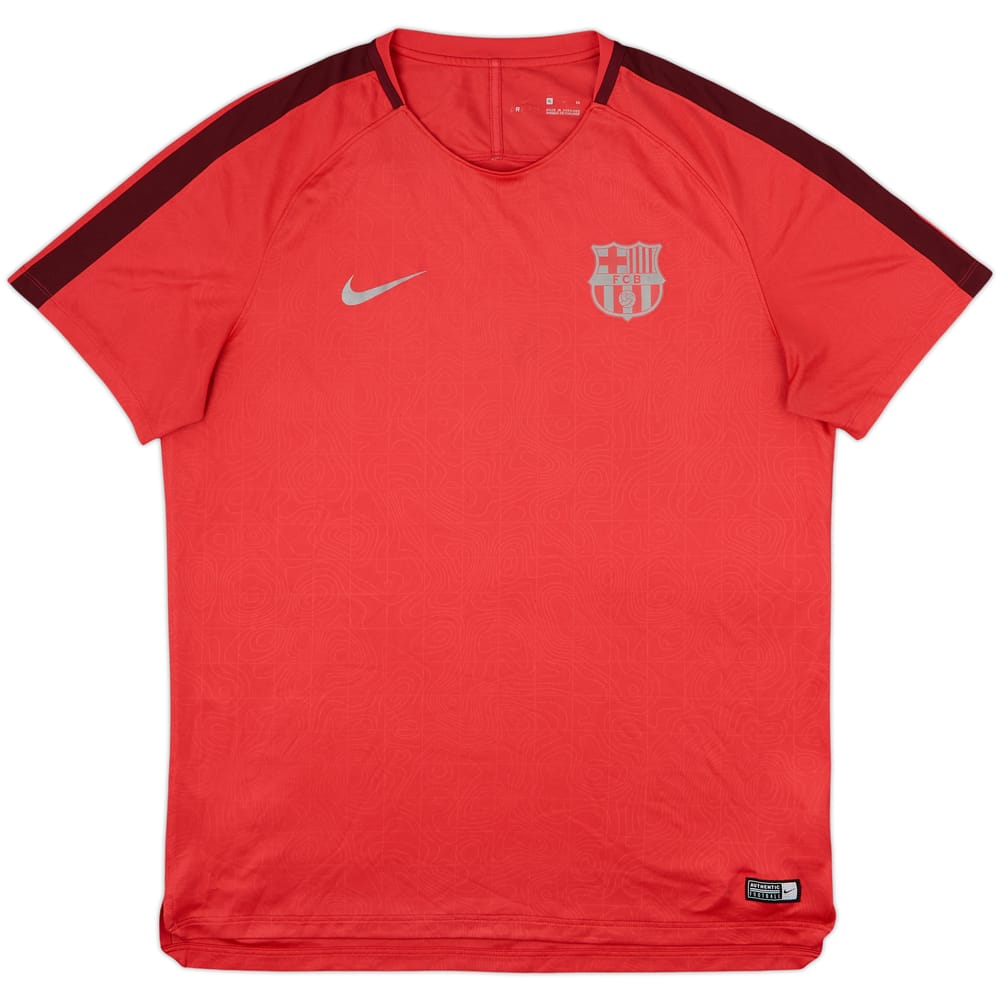 2018-19 Barcelona Nike Training Shirt - 8/10 - (XL)