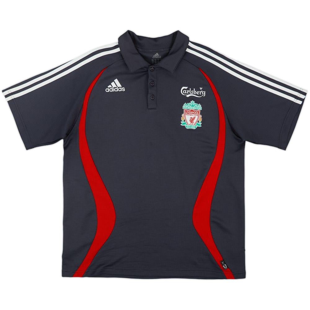 2006-07 Liverpool adidas Polo Shirt - 8/10 - (M)