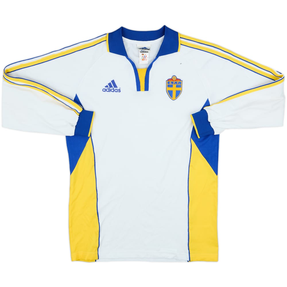 2000-02 Sweden Away L/S Shirt - 6/10 - (L)