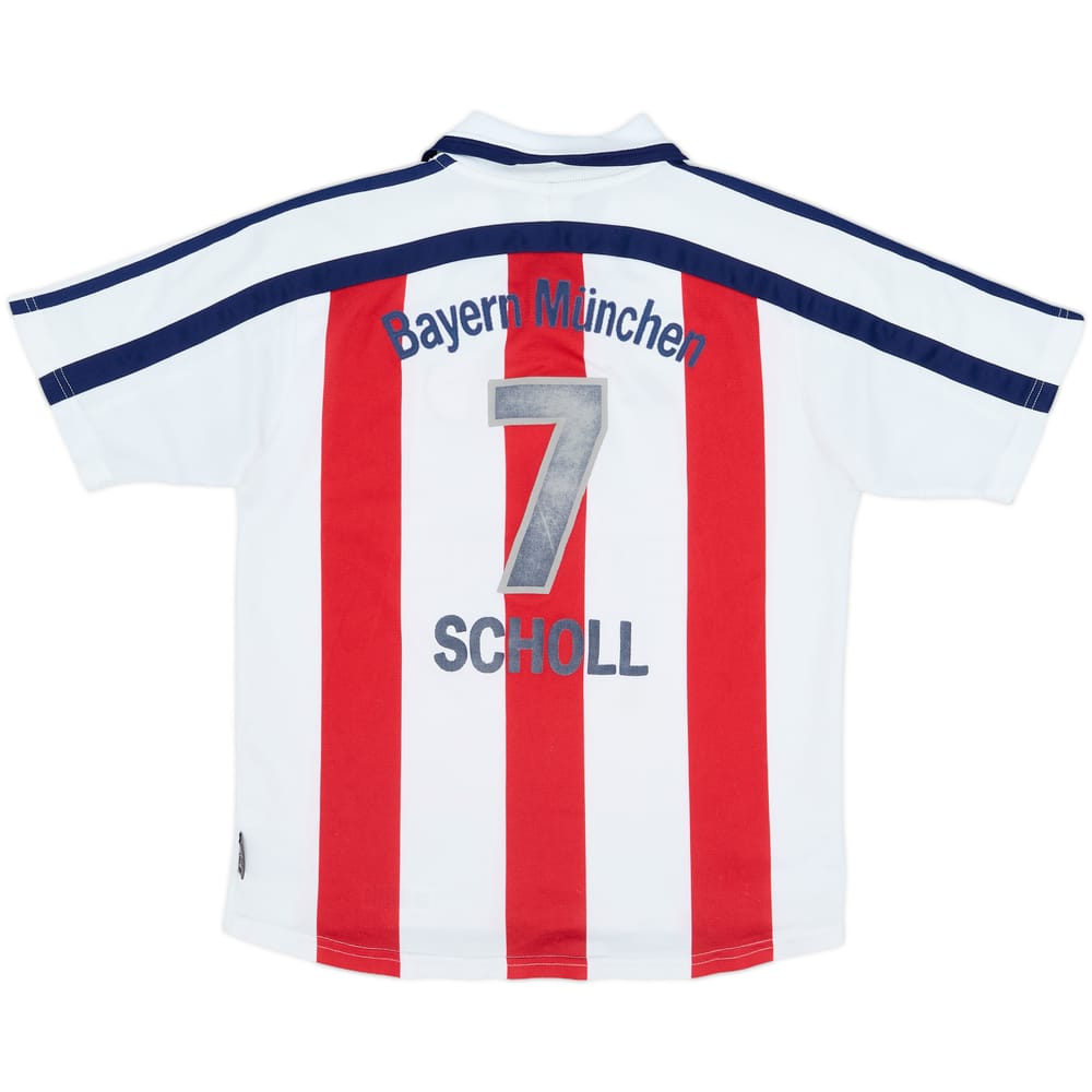 2000-01 Bayern Munich Away Shirt Scholl #7 - 5/10 - (L.Boys)