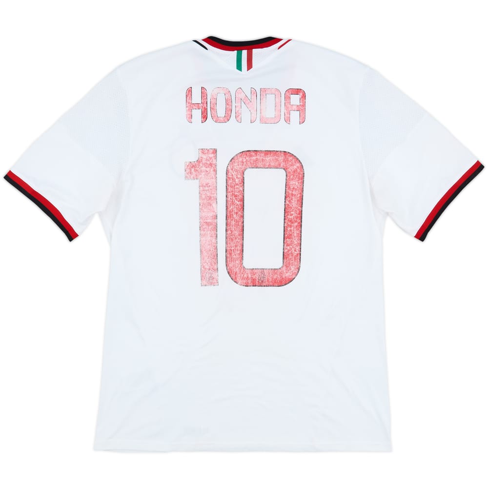2013-14 AC Milan Away Shirt Honda #10 - 4/10 - (L)