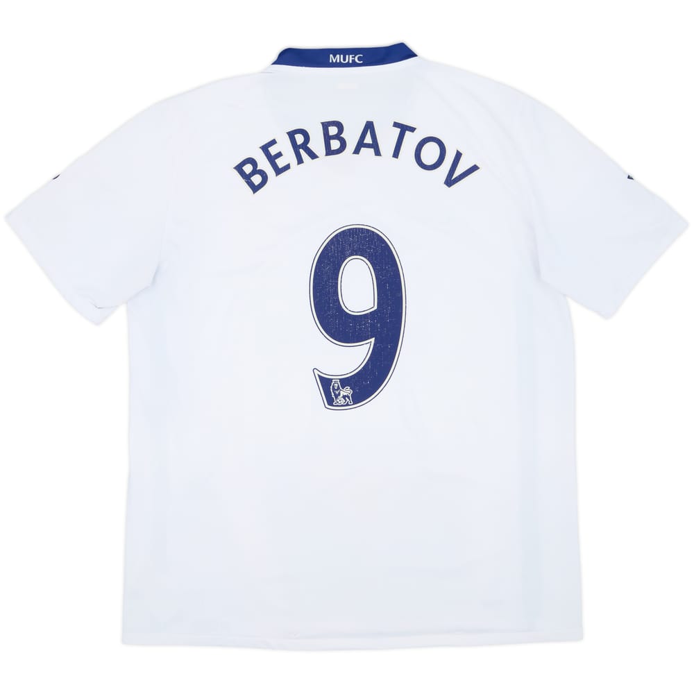 2008-10 Manchester United Away Shirt Berbatov #9 - 6/10 - (L)