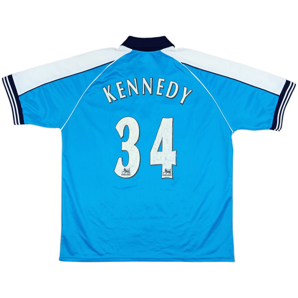 1999-01 Manchester City Home Shirt Kennedy #34 - 5/10 - (XL)