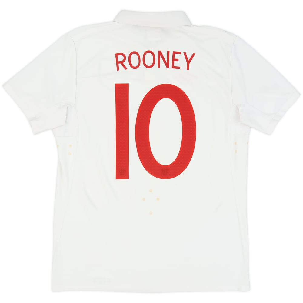 2009-10 England Home Shirt Rooney #10 - 6/10 - (L)