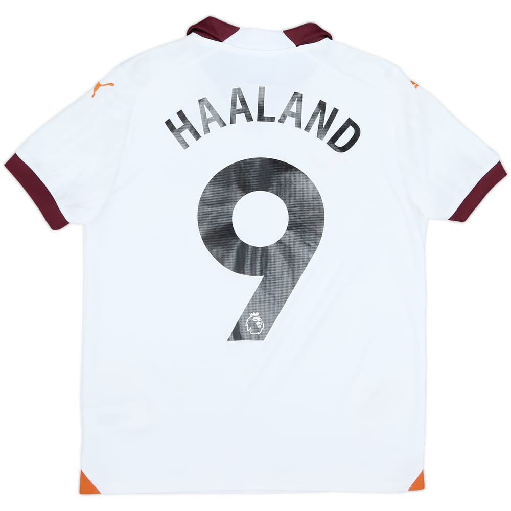 2023-24 Manchester City Away Shirt Haaland #9 - 10/10 - (L.Boys)